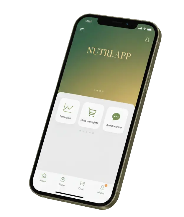 Aplicativo exclusivo de acompanhamento nutricional